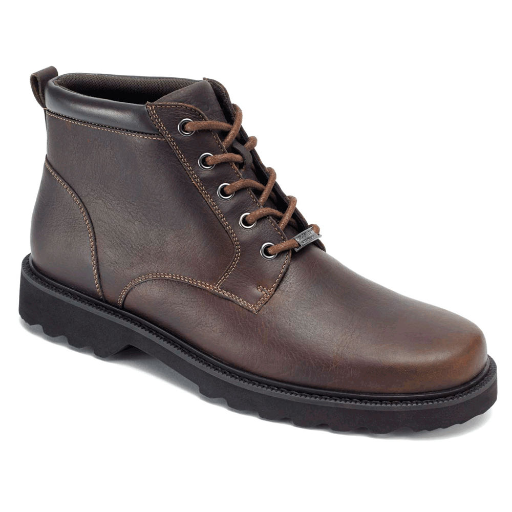 Rockport Mens Northfield Waterproof Plain Toe - Boots Dark Brown - WDQ158734